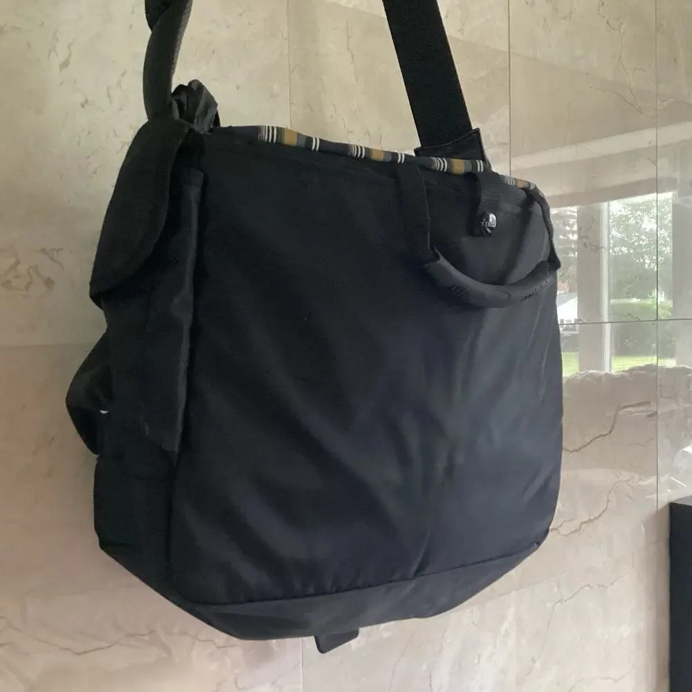 LL.Bean Yellow Plaid Messenger Bag NWT– Clueless Gorpcore Preppy Laptop Office